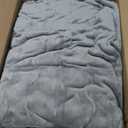 Electric Blanket Heated Blanket Full Size with 5 Heat Levels & 10 Hrs Timer, Premium Cozy Double Flannel Heating Blanket, Fast Heating & Overheating Protection, Grandma Birthday Gifts (Subtle Grey)