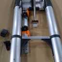 JADDUO Telescoping Ladder,27.9 FT Extension Ladder,Aluminum Lightweight Telescopic Ladder with 2 Triangle Stabilizers, Telescoping Attic Ladders RV Ladders for Travel