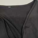 Artfish Women Sexy Deep V Neck Fleece Lined Crop Top Bandage Wrap Tie Fitted Cleavage Shirts (Black, L)