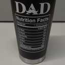 Winzsox Gifts for Dad Birthday, Christmas, Fathers Day - Dad Birthday Gift, Best Dad Ever Gifts, Gift Ideas for Dads from Daughter, Son - 20oz Insulated Mug Cup Tumbler, Stainless Steel