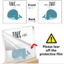 aPamr Kids Bathroom Decor, Funny Bathroom Rules Sign, Take a Bath Reminder Acrylic Wooden Desk Plaque Sign, A301