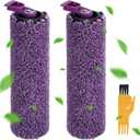 2-Pack Brush Roll Replacement for Shark SD200 SD201 SD201C SD201Q SD205 Steam Pickup 3-in-1 Steam Mop - Anti Hair Wrap Roller - Pet Hair & Long Hair Solution