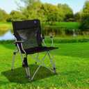 MACSPORTS Hard Arm Tension Chair, Black, 22.5 inches x 26 inches x 35.75 inches
