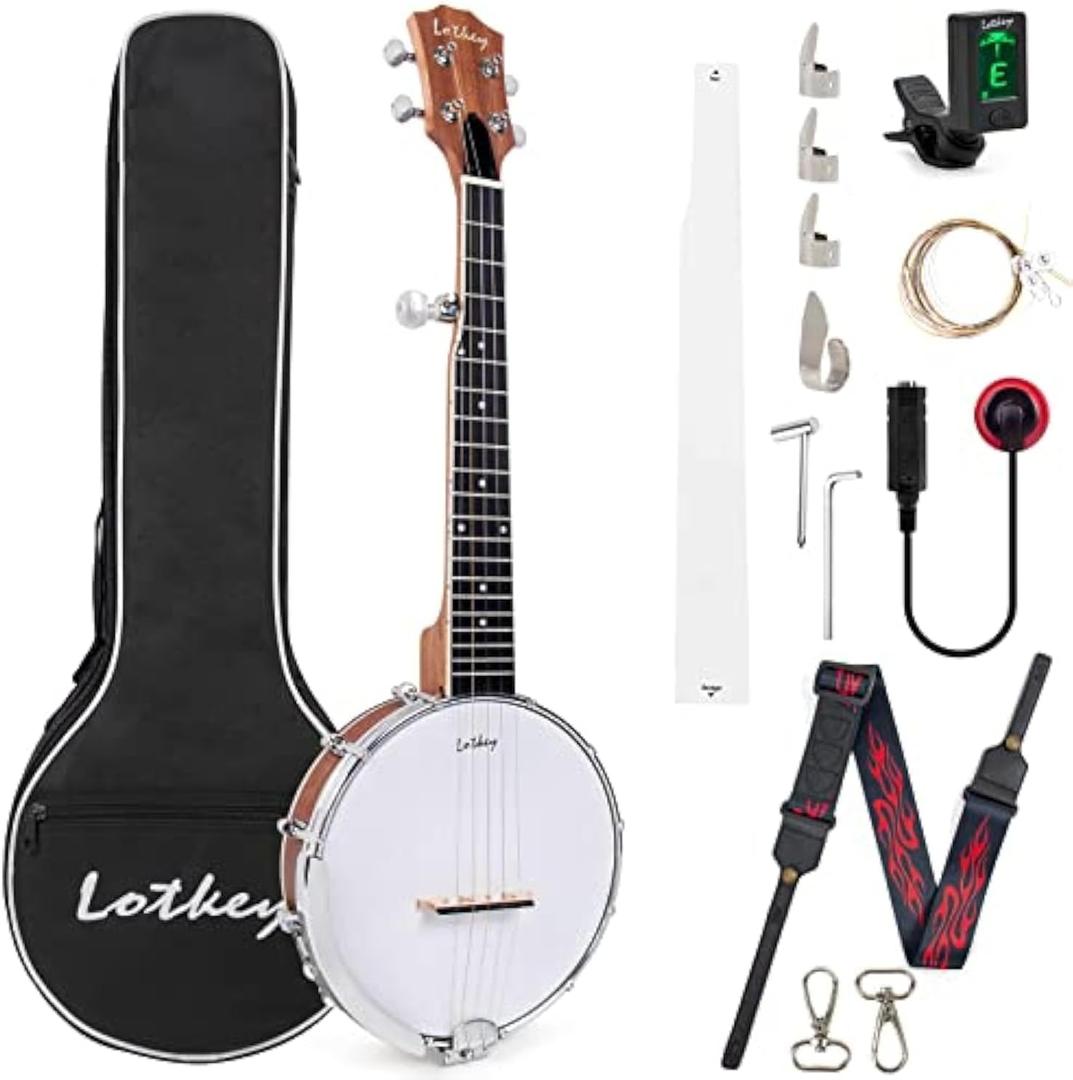 LOTKEY, 5-String Banjo, 26 inch (CR2032)