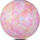 Soccer Ball Size 3/Size 4 for Kids, Premium TPU Toddler Soccer Balls Interactive Indoor Outdoor Sports Toys for Kid Children Boys Girls Teenager Schoolboys Birthday Gifts