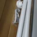 Extra Long No-Drill Tension Curtain Rod 40-166 Inches (4-14Ft), Heavy Duty Adjustable Rod for Outdoor Patio Curtains, Large Windows, Room Divider & Bathroom, White
