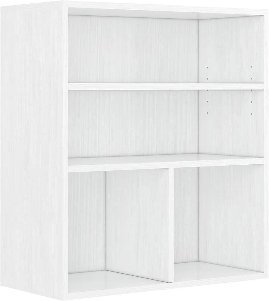 WAHEY Bookcase, 3-Tier Adjustable Open Storage Shelf Display Bookshelf, HOFB024 Size: 11.8x23.6x28.3