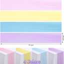 4 Pcs Pastel Table Runners 29 x 71 Inch Colorful Tulle Table Runner Macaron Rainbow Color Seasonal Decorations for Spring Summer Holiday Birthday Wedding Party Baby Shower