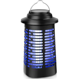 Bug Zapper, Mosquito Zapper Outdoor, Electric Fly Traps, Insects Zapper Indoor with, 4200V Mosquito Killer for Home, Kitchen, Patio, Backyard (Black)