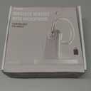 Bluetooth Headset, Wireless Headphones with Microphone Noise Canceling & USB Dongle, V5.0 Trucker Bluetooth Headset with Mic Mute & Charge Dock for PC/Laptop/Phone/Meeting/CallCenter/Office Gold