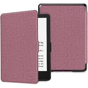 Fintie Slimshell Case for 6.8" Kindle Paperwhite (11th Generation-2021) and Kindle Paperwhite Signature Edition - Premium Lightweight PU Leather Cover with Auto Sleep/ Wake, Plum
