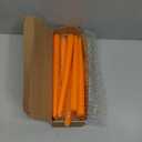 CANDWAX 10 inch Taper Candles Set of 12 - Tall Candles Unscented - Orange Tapered Candle Sticks Perfect as Halloween Taper Candles - Orange Candles