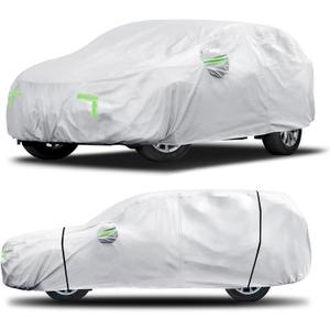 Car Cover Custom Fit for Honda CRV 1997-2025,Toyota RAV4 1996-2025,6 Layers Truck Cover Waterproof All Weather for Automobiles,Outdoor Full Exterior Cover,Rain, Sun, Wind Protection,Silver