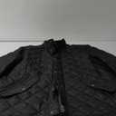 Cole Haan Men's Stand Collar Quilted Jacket (X-Large, Black)