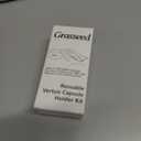 Grasseed Reusable VertuoLine Capsule Kit for Nespresso Pods with 100Pcs Aluminum Foil Seals Lids, Refillable Coffee Pods for VertuoLine to Refill Pods