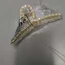 Pearl Embellished Big Loop Hair Claw Clip