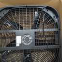 Amazon Basics 3-Speed Box Fan for Bedroom, Portable with Carry Handle, Powerful Airflow, 5 Blades, Lightweight Design, 67 Watts, 20-Inch, Black, 6.8"D x 20.86"W x 21.33"H