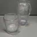 US Acrylic Classic Clear Plastic Reusable Drinking Glasses (Set of 8) 12oz Rocks & 16oz Water Cups | BPA-Free Tumblers, Made in USA | Top-Rack Dishwasher Safe