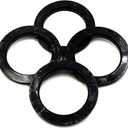 78.1 to 108 Hub Centric Rings, Black Plastic Hubcentric Rings Compatible with Chevy Silverado Tahoe GMC Sierra 1500 Yukon XL, Pack of 4