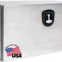 Buyers Products 1706420 Pro Series Underbody Truck Box With 3-Point Compression Latch, Smooth Silver Aluminum, Made in the USA, 18 x 24 x 36 Inches, Truck Tool Box For Storage & Organization
