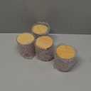 DARJEN 4 Pack Candle Jars for Making Candles- 7.5 OZ Empty Glass Candle Making Jars with Bamboo Lids and Labels, Candle Making Supplies Candle Containers for Home DIY