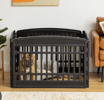 24" Exercise 4-Panel Pet Dog Playpen without door