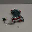 GlowVibe Christmas Lights 70 Counts Red and White Globe String Lights with Pearlized Glass 120V ETL Certified Indoor Outdoor Use for Holiday Party Thanksgiving Yard Xmas Tree