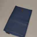 Airkit Small Wallet Women RFID Blocking Soft Leather Bifold Compact Card Holder Wallet for Women with Zipper Coin Pocket 4 ID Window (Treasure Bule)