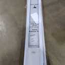 Ideal Pet Products Aluminum Pet Patio Door, Adjustable Height 77-5/8" to 80-3/8", 5" x 7" Flap Size, White