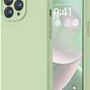 LOVE 3000 Designed for iPhone 15 Pro Case, Premium Silicone with [Soft Anti-Scratch Microfiber Lining] Shockproof Protective Phone Case for Men Women Girls 6.1", Matcha