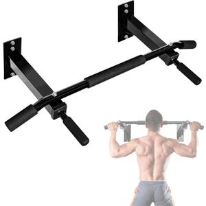 Yes4All Pull Up Bar Wall Mounted - Multifunctional Wall Mounted Pull Up Bar for Home Gym Workout Strength Training Equipment