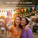 for Samsung Galaxy A54 5G Phone Case, Fashion Flower Pattern Design Girls Women Liquid Silicone Cover, Slim Shockproof and Scratch-Resistant Soft Case for Samsung A54 - Pink