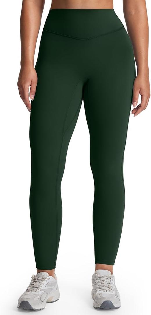 Aoxjox Women’s Workout Leggings Metamorph Mid-Rise Hidden Scrunch Tummy Control Gym Training Yoga Pants M