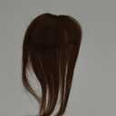 REECHO Human Hair Clip-in Hair Volumizer - 8 Inch Short Thick Hairpieces for Extra Volume, Easy Clip-in Extensions for Thin & Fine Hair (Chestnut Brown, 8 Inch(Pack of 1))