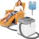 Cold Therapy Machine, Silent Brushless Pump Knee Ice Machine with Cryotherapy System, Ice Therapy Machine for Knee, Shoulder, Ankle, Leg and Hip