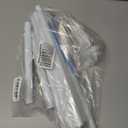 Tension Curtain Rod 30 To 63 Inch White Tension Rods Adjustable Spring Loaded Curtain Rods 7/8" Curtains Rods No Drilling Tension Rods For Windows Bedroom Closet Doorway Door