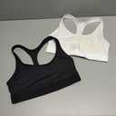 Hanes Womens Sport Compression Racerback Sports-Bra, L