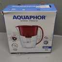 AQUAPHOR 7 Cup Ideal Water Filter Pitcher with 1 x B15 Filter | Reduces Chlorine & Heavy Metals | Fast Flow Water Filtration | BPA-Free & Dishwasher Safe | Improved & Filtered Water | Black
