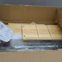 Pull Out Cabinet Organizer with Divider, 14''W21''D7''H Soft Close Wood Drawer for Kitchen Pantry, Finished, Heavy-Duty, Bottom Assembly (Wood Drawer Part Width is 13'')