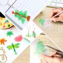 52 Pieces Sanded Shrink Plastic Sheet Kit, Shrinky Art Paper Translucent Shrink Film Sheets, Kids Creative Craft Activities for All Ages, 5.7 x 7.9inch / 14.5 x 20cm