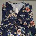 OUGES Women's Fall Long Sleeve Dress Casual Wrap V Neck Flowy Midi Wedding Guest Dresses with Pockets 2025, S