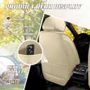 Car Seat Covers Fit for Mercedes_Benz Sprinter 2000-2026, Stylish Sport Seat Covers, Waterproof Wear-Resistant Premium Nappa Leather Car Seat Cover.(2 Pcs Front/Beige)