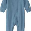 little planet by carter's unisex-baby Sleep and Play Made With Organic Cotton (Iguana Teal) 3M