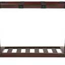 Winsome Reese Luggage Rack with Storage Shelf, for Guest Room, No Assembly, Cappuccino