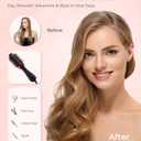 Aopant Hair Dryer Brush Blow Dryer in One, 1200W Hot Air Brush with Negative Ion, Ceramic Titanium Barrel, Oval Blow Dryer Brush for Drying, Smoothing, Volumizing & Styling