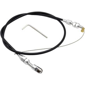 GXARTS 36" LS Throttle Cable Compatible with Chevrolet 1997-2007 LS1 Engine 4.8L 5.3L 5.7L 6.0L LS Swap Fuel Line Kit Carburetor Accelerator Cable Braided Throttle Cable for Most Throttle Components