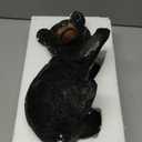 Bits and Pieces  Bear Cub Tree Hugger - Yard Decorations - Adorable Tree Sculpture - Outdoor Decoration - Garden Peeker Yard Art - 13-3/4" x 8"