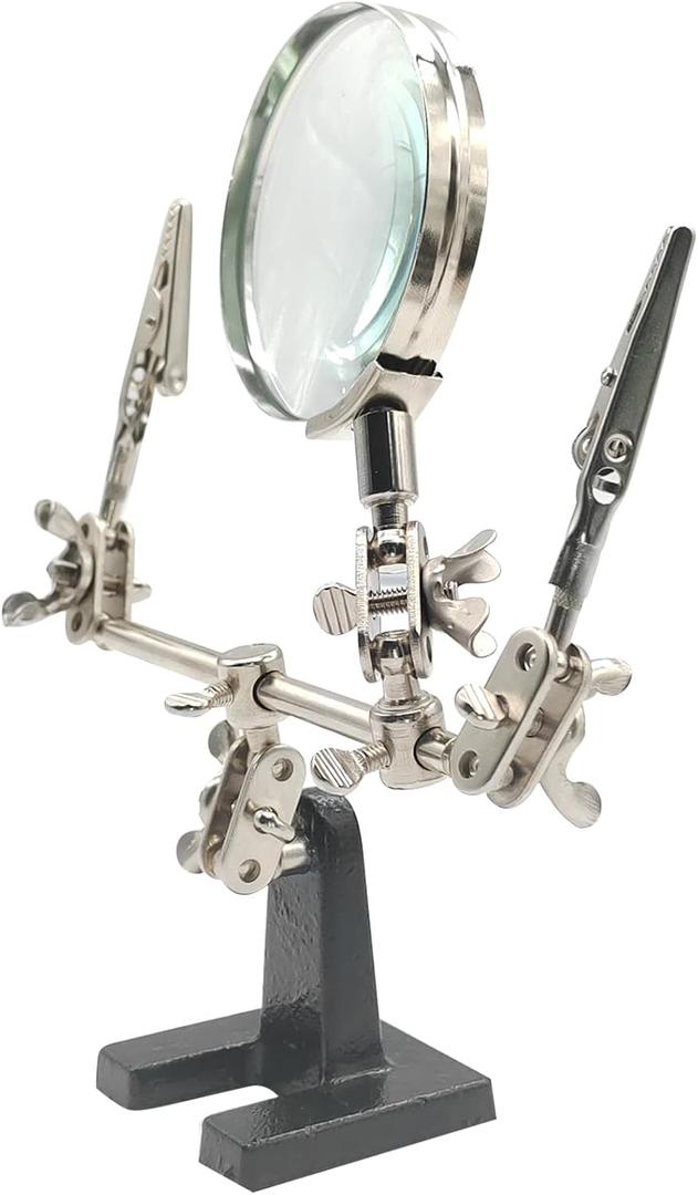 Soldering Tools - Helping Hands Soldering Station with Auxiliary Clips Clamp Repair Tools Kit, Soldering Stand for Soldering, Assembly, Miniatures 1PCS