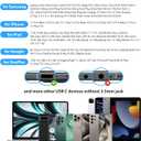 USB C Headphones Over Ear Hooks for Samsung Galaxy S26 Ultra S25 S24 S23 S22, Wrap Around Ear Buds with Loops Mic Type C Earphones Running Sport Wired Earbuds for iPhone 17 e 16 15 Pro Max Plus Air