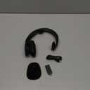 BlueParrott B550-XT Mono Bluetooth Wireless Headphones 96% Noise Canceling Over Head Trucker Headset with Mic, 100% Voice Control, IP54-Rated Protection, 24 hrs. Talk Time, Black